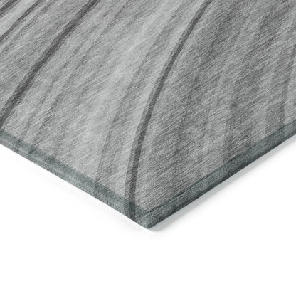 Addison Rugs Waves Grey Washable Indoor-Outdoor Rug