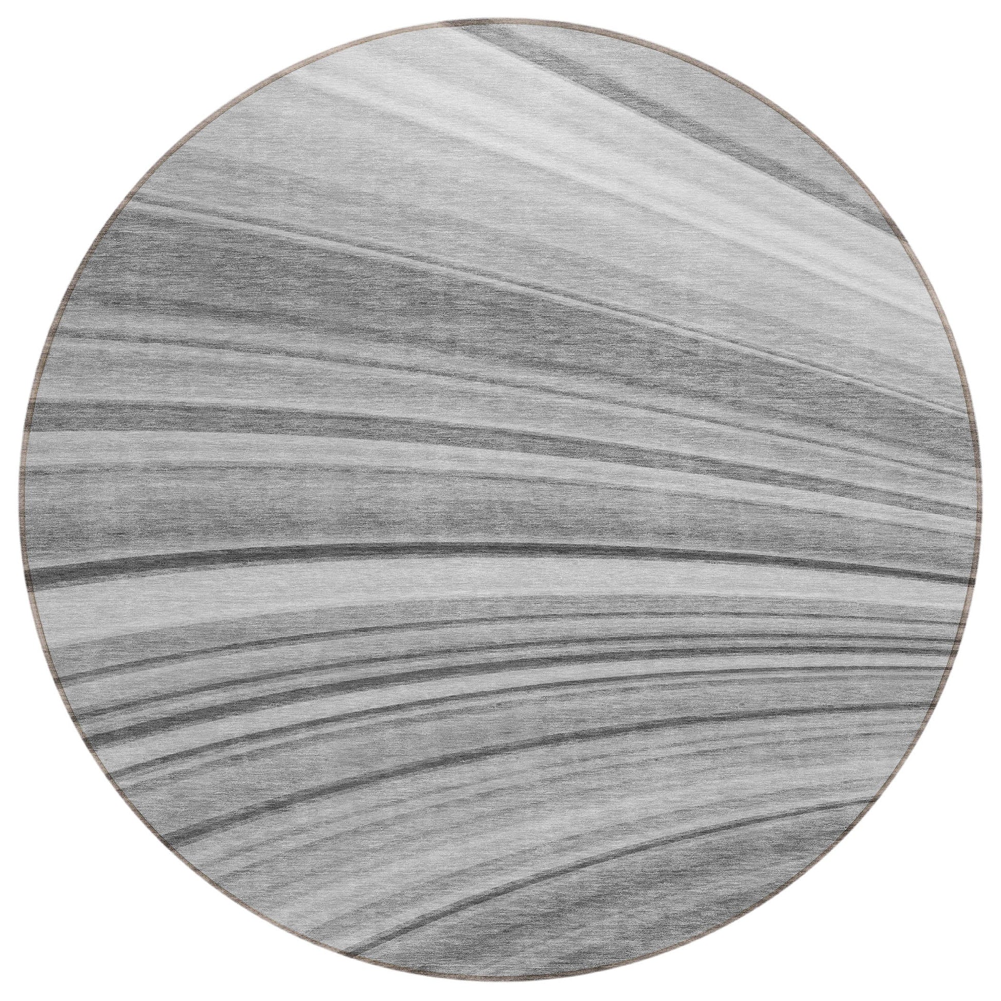 Addison Rugs Waves Grey Washable Indoor-Outdoor Rug
