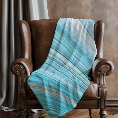 Addison Rugs Waves Teal Washable Indoor-Outdoor Rug