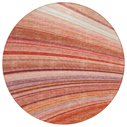 Addison Rugs Waves Terracotta Washable Indoor-Outdoor Rug