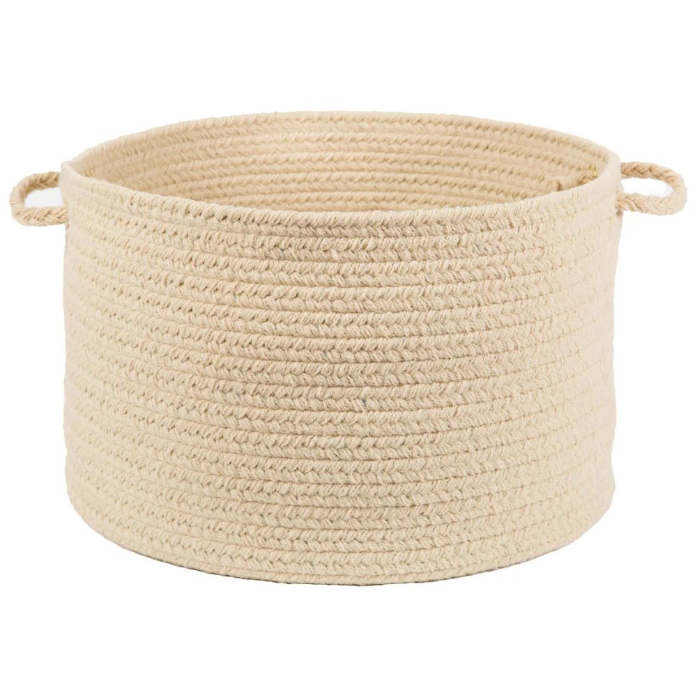 Rhody Rug Wearever Braided Handmade Basket