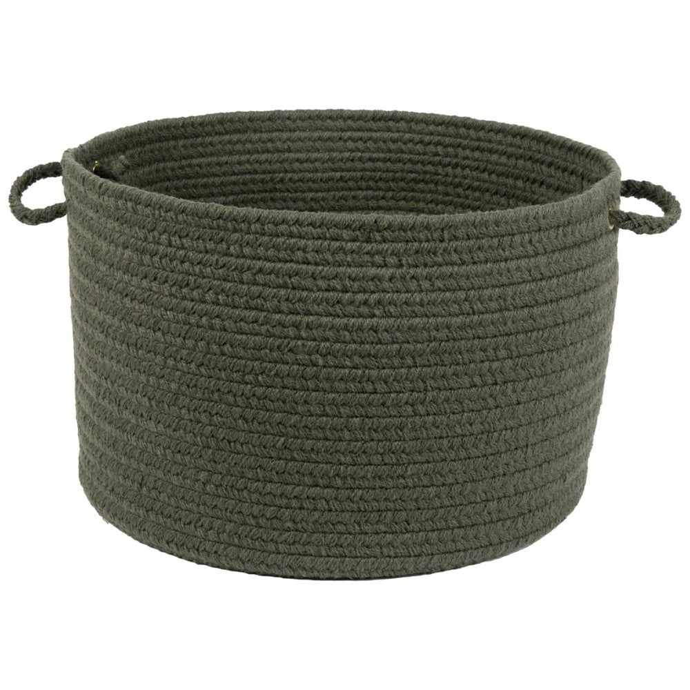 Rhody Rug Wearever Flat Braid Handmade Basket