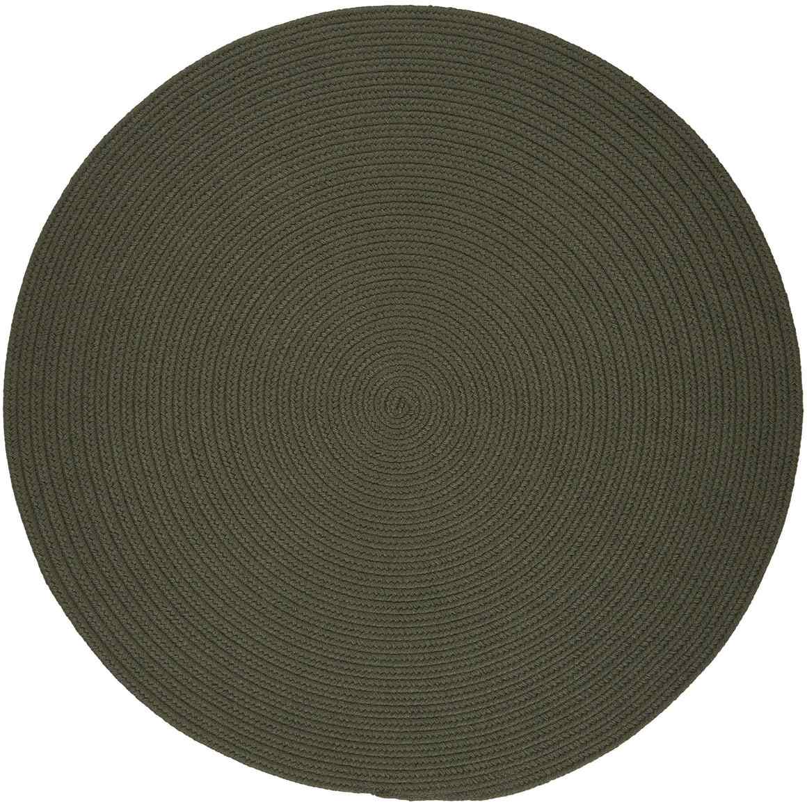 Rhody Rug Wearever Round Fade-Resistant Outdoor Rugs