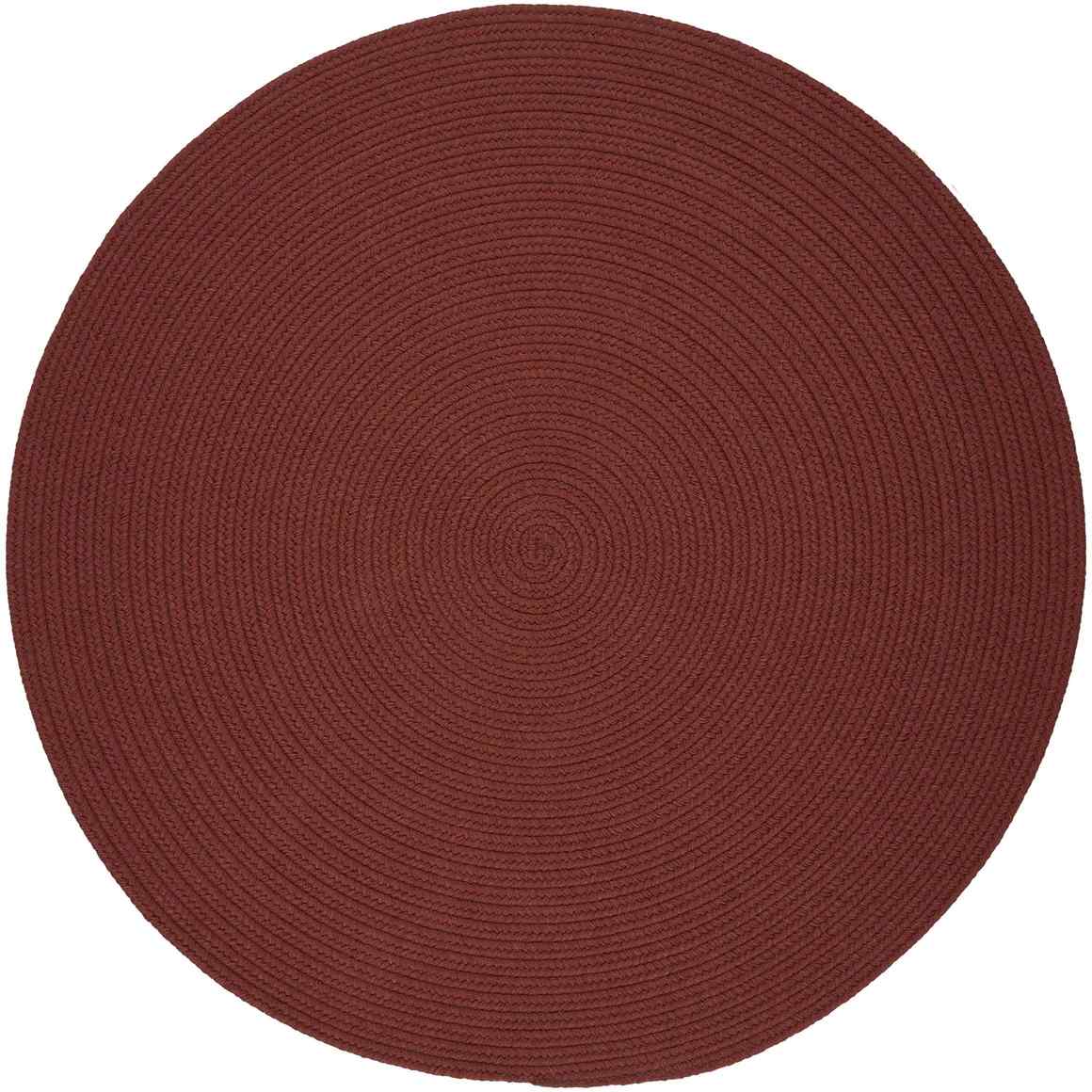 Rhody Rug Wearever Round Fade-Resistant Outdoor Rugs