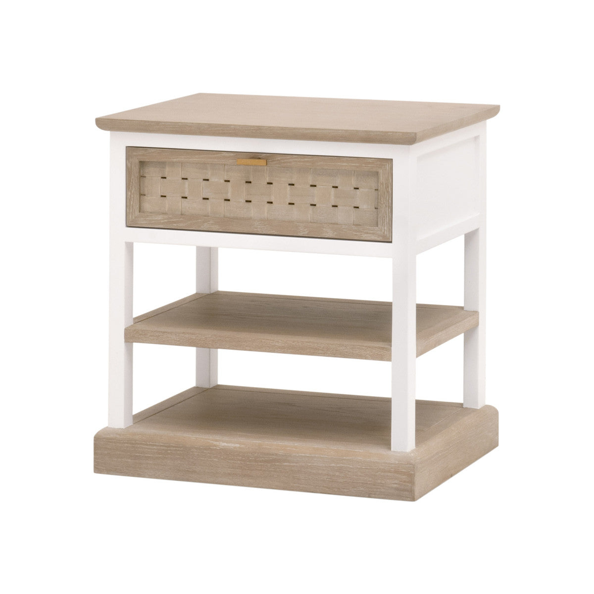 Weave 1-Drawer Side Table-Side Tables-Essentials For Living-Sideboards and Things