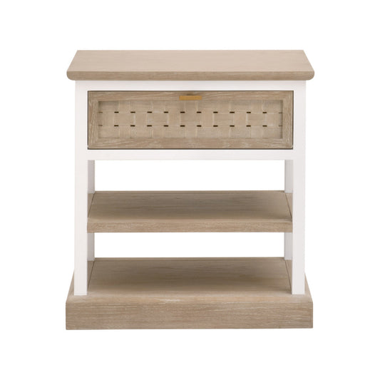 Weave 1-Drawer Side Table-Side Tables-Essentials For Living-Sideboards and Things