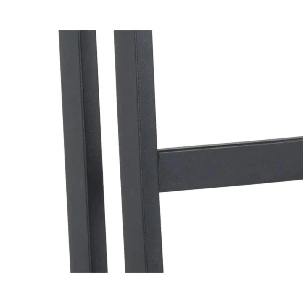 Webber Industrial Chic Leather Barstool - LOOMLAN - SUNPAN - Bar Stools