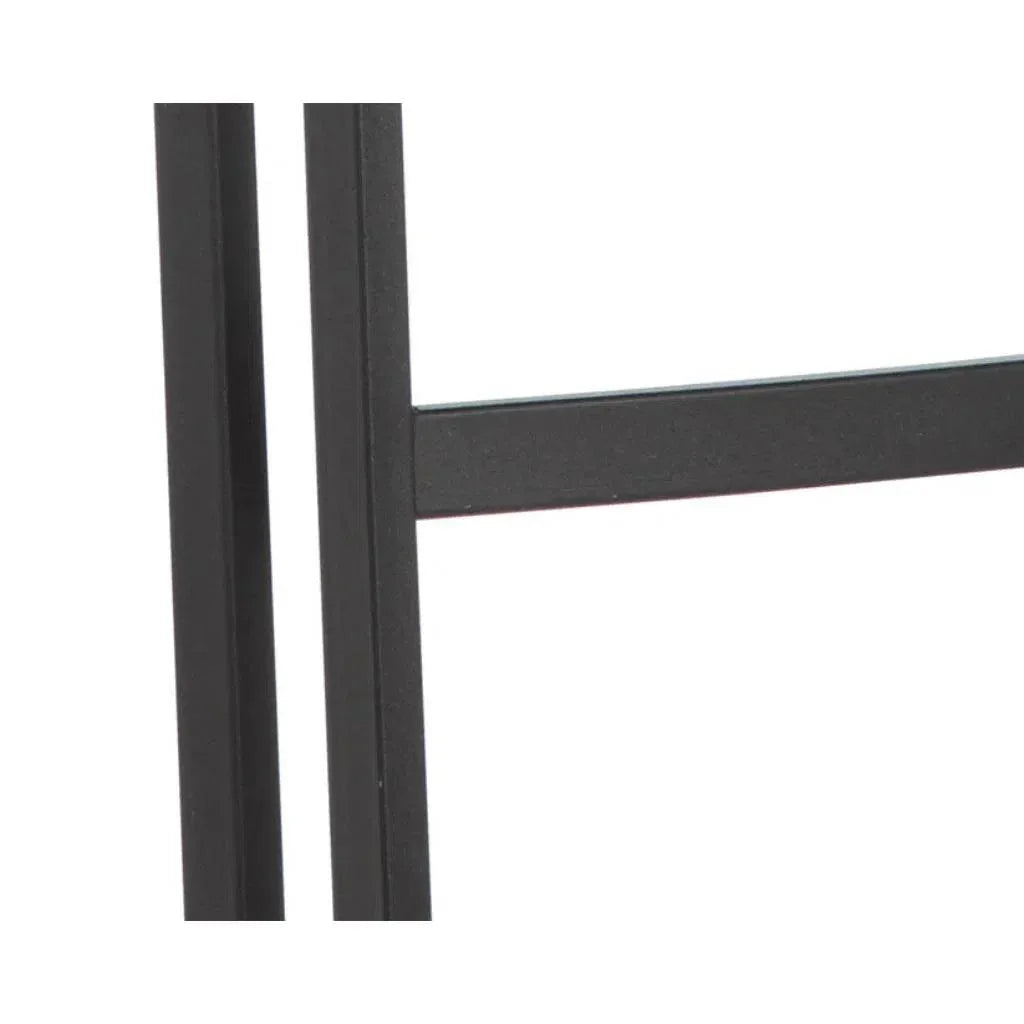 Webber Industrial Chic Leather Barstool - LOOMLAN - SUNPAN - Bar Stools