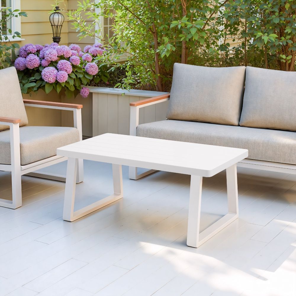 Zuo Modern Welt Aluminum Outdoor Coffee Table