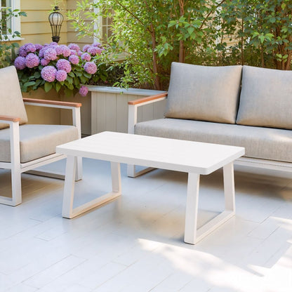 Zuo Modern Welt Aluminum Outdoor Coffee Table