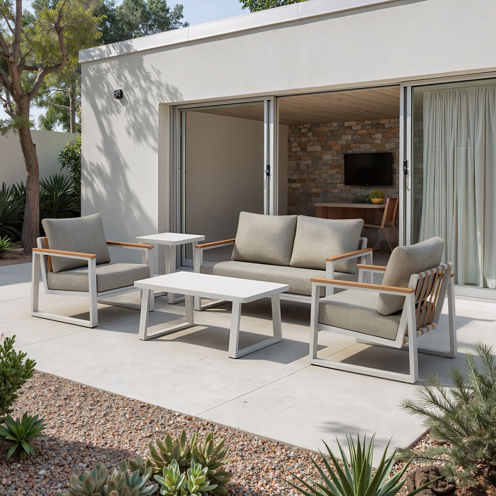 Zuo Modern Welt Aluminum Outdoor Coffee Table