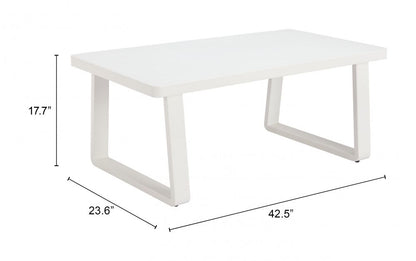Zuo Modern Welt Aluminum Outdoor Coffee Table