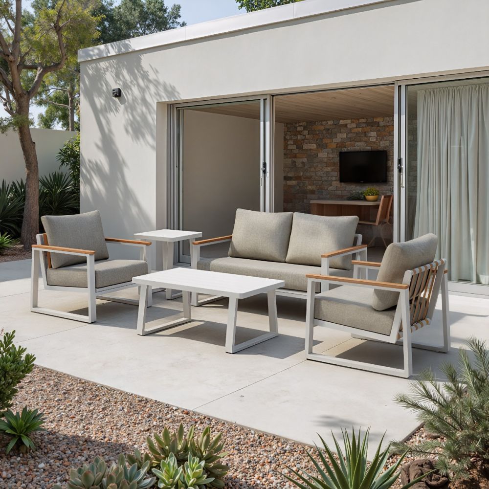 Zuo Modern Welt Olefin Fabric Outdoor Armchair