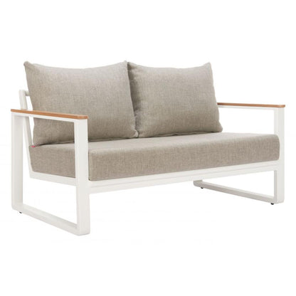 Zuo Modern Welt Olefin Fabric Outdoor Sofa