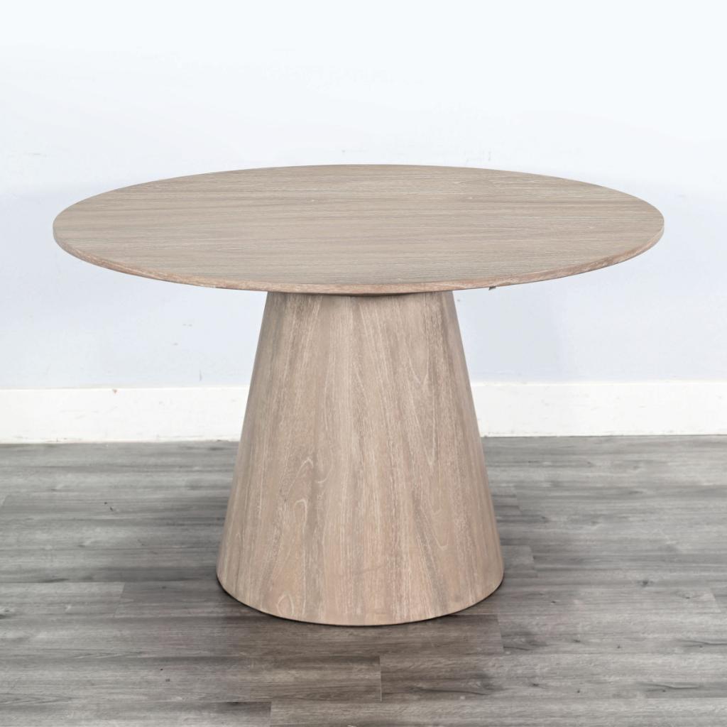 Sunny D Wern Wheat Round Dining Set with Barstool
