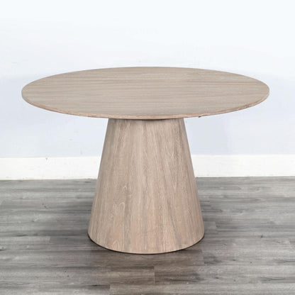 Sunny D Wern Wheat Round Dining Set with Barstool