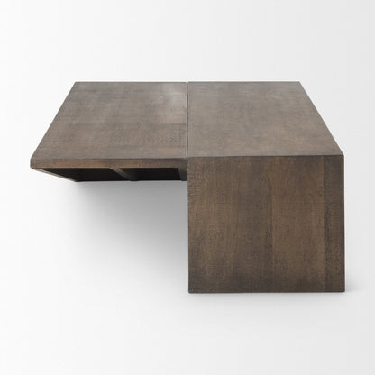 Mercana West Wooden Angled Coffee Table