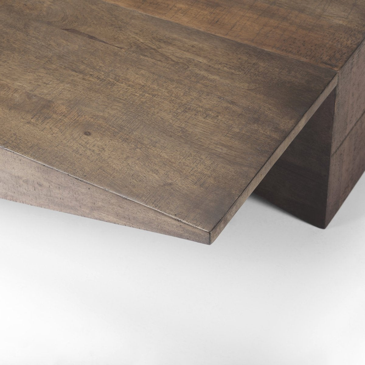 Mercana West Wooden Angled Coffee Table
