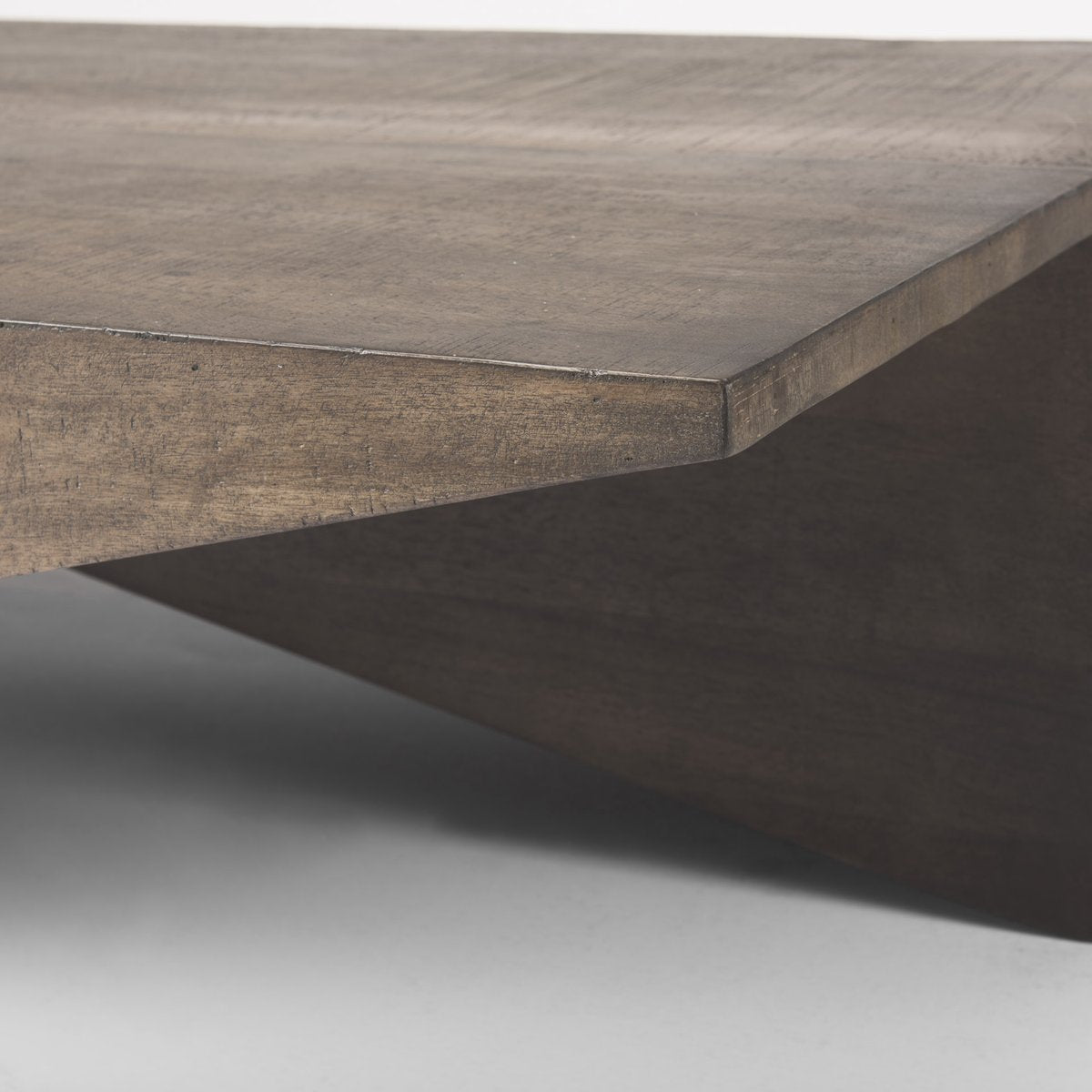 Mercana West Wooden Angled Coffee Table