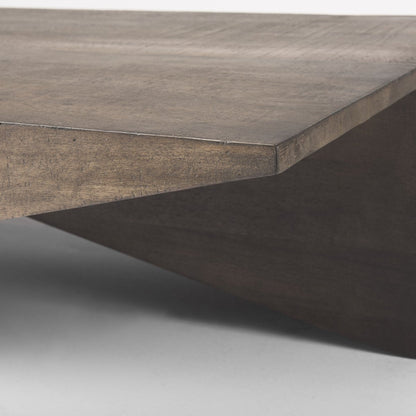 Mercana West Wooden Angled Coffee Table