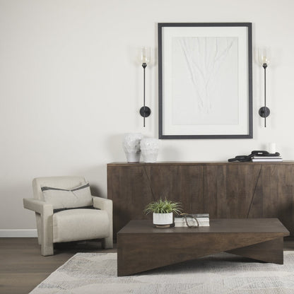 Mercana West Wooden Angular Sideboard