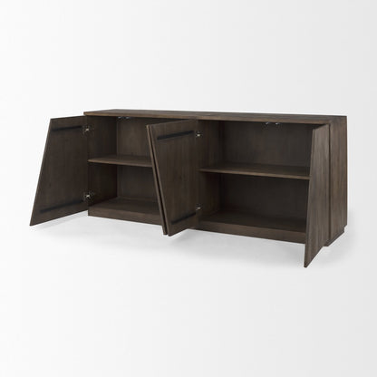 Mercana West Wooden Angular Sideboard