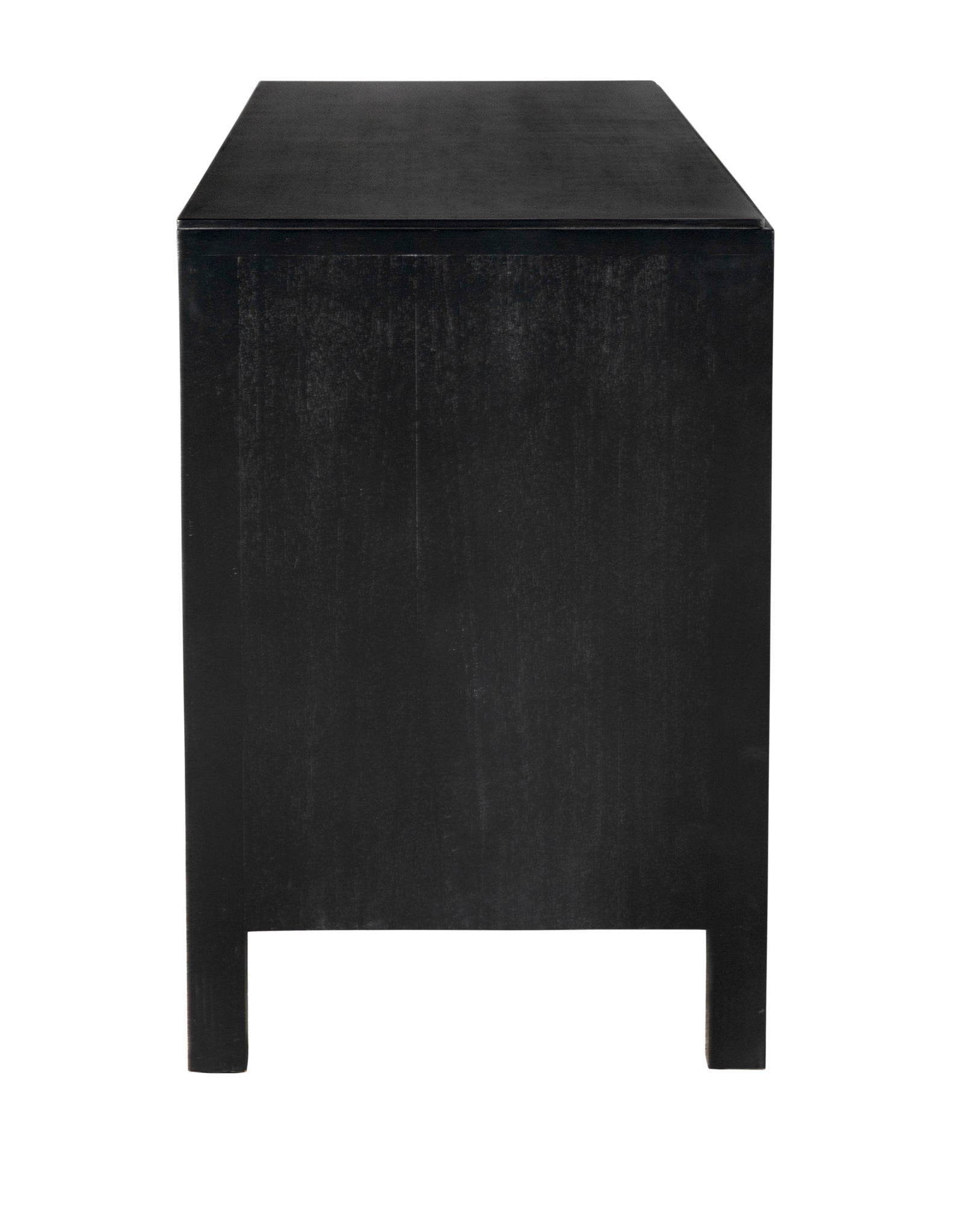 Weston Sideboard, Hand Rubbed Black with Light Brown Trim-Sideboards-Noir-Sideboards and Things