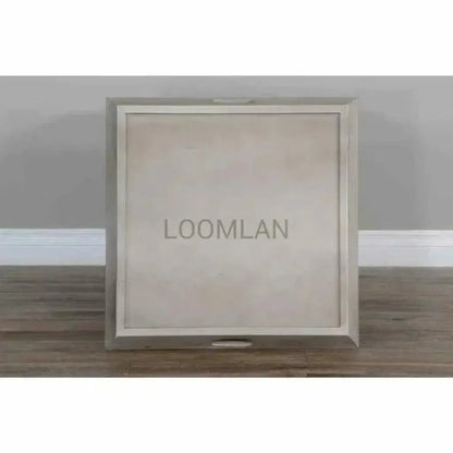 Sunny D Westwood Taupe Ottoman Tray