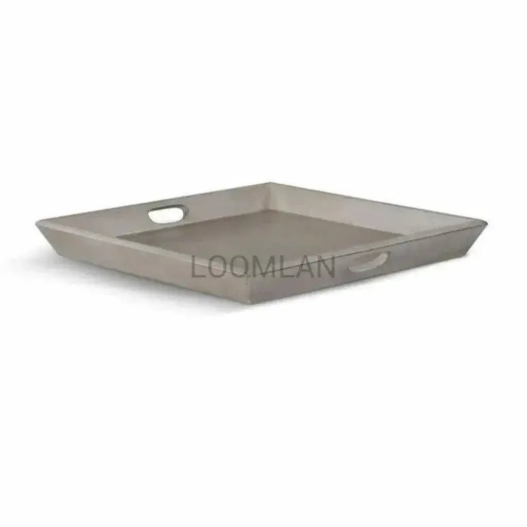 Sunny D Westwood Taupe Ottoman Tray