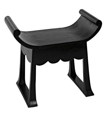 Wey Stool, Charcoal Black-Poufs and Stools-Noir-Sideboards and Things