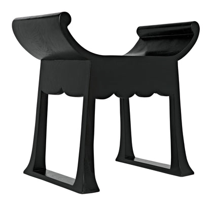 Wey Stool, Charcoal Black-Poufs and Stools-Noir-Sideboards and Things