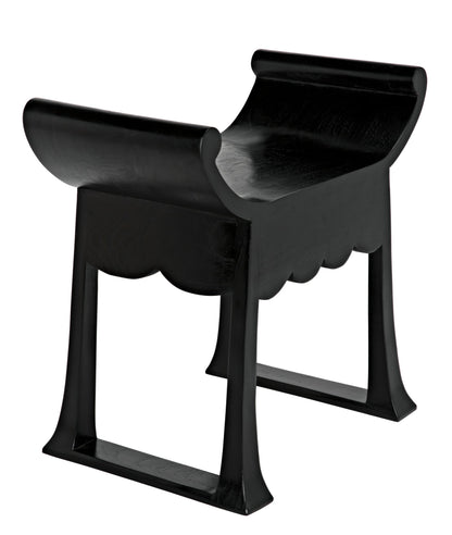 Wey Stool, Charcoal Black-Poufs and Stools-Noir-Sideboards and Things