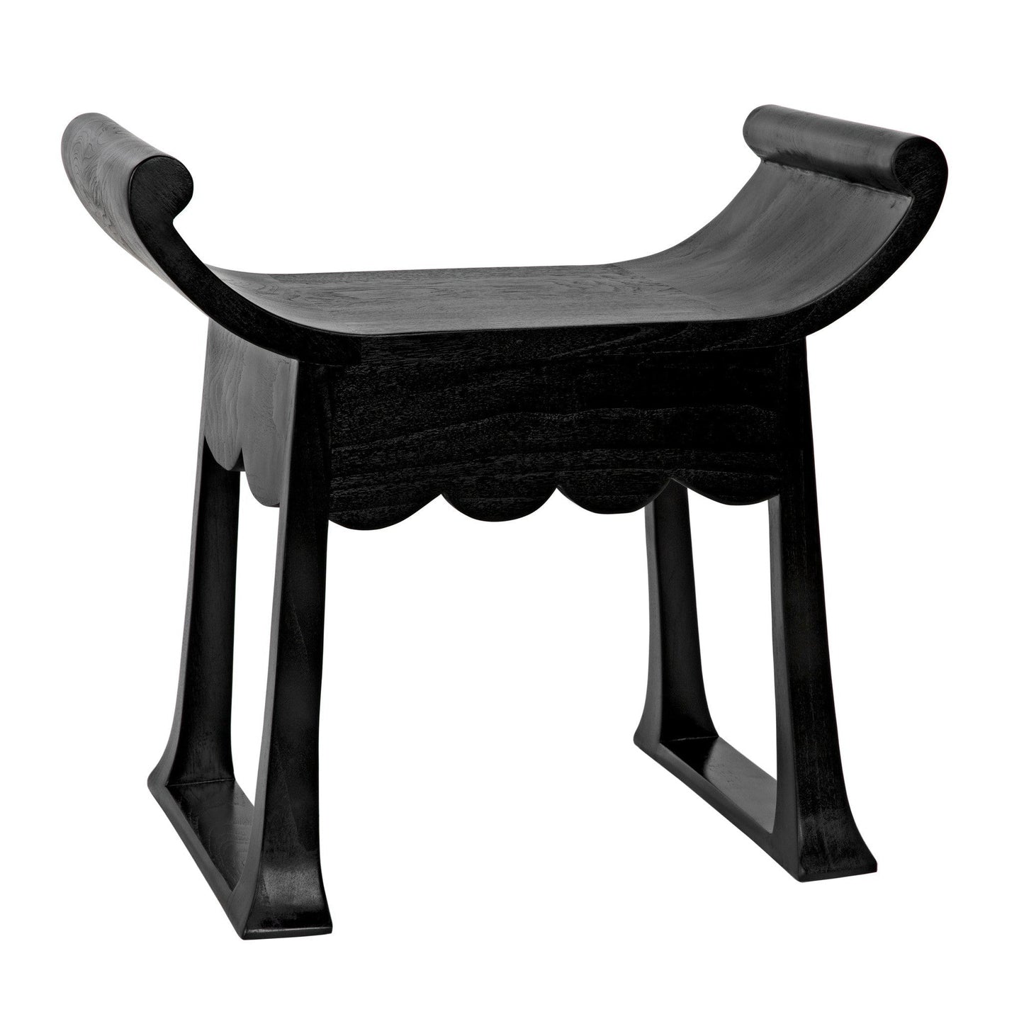 Wey Stool, Charcoal Black-Poufs and Stools-Noir-Sideboards and Things