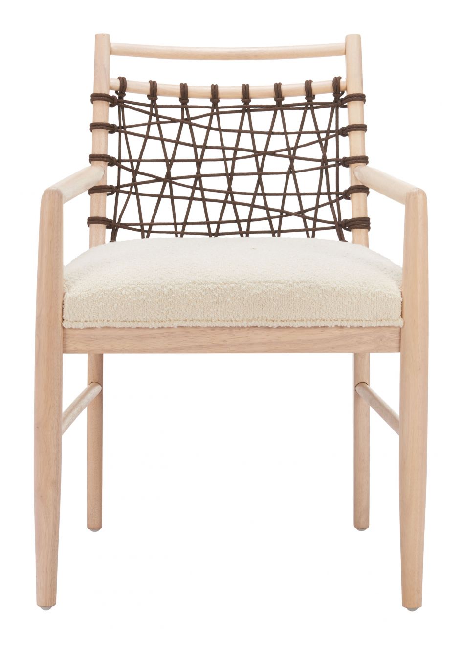 Zuo Modern Wezly Textured Fabric Dining Chair 2PC