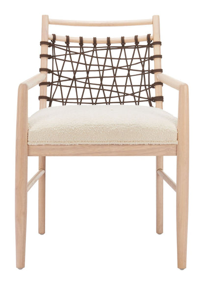 Zuo Modern Wezly Textured Fabric Dining Chair 2PC