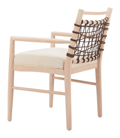 Zuo Modern Wezly Textured Fabric Dining Chair 2PC