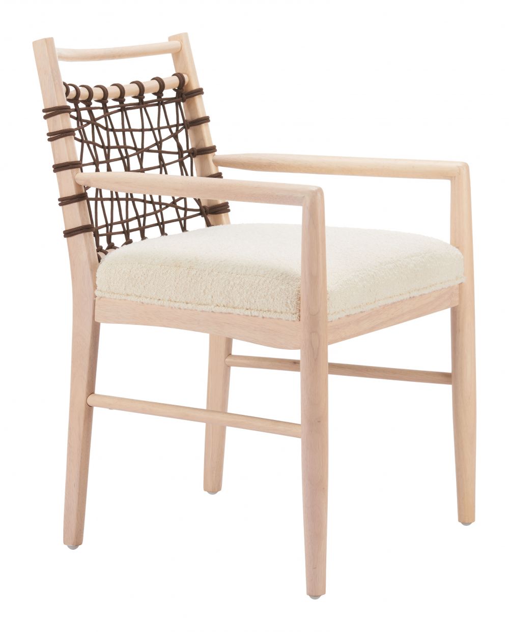 Zuo Modern Wezly Textured Fabric Dining Chair 2PC