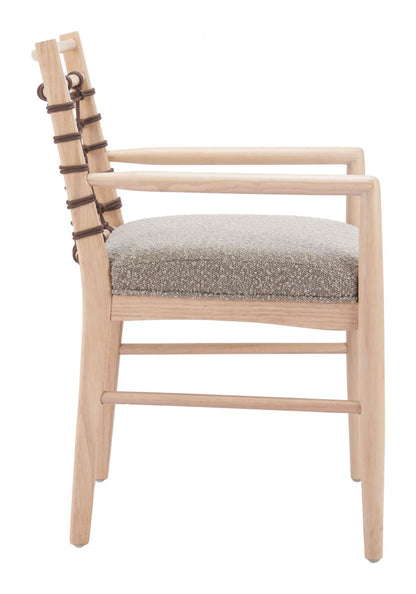 Zuo Modern Wezly Textured Fabric Dining Chair 2PC
