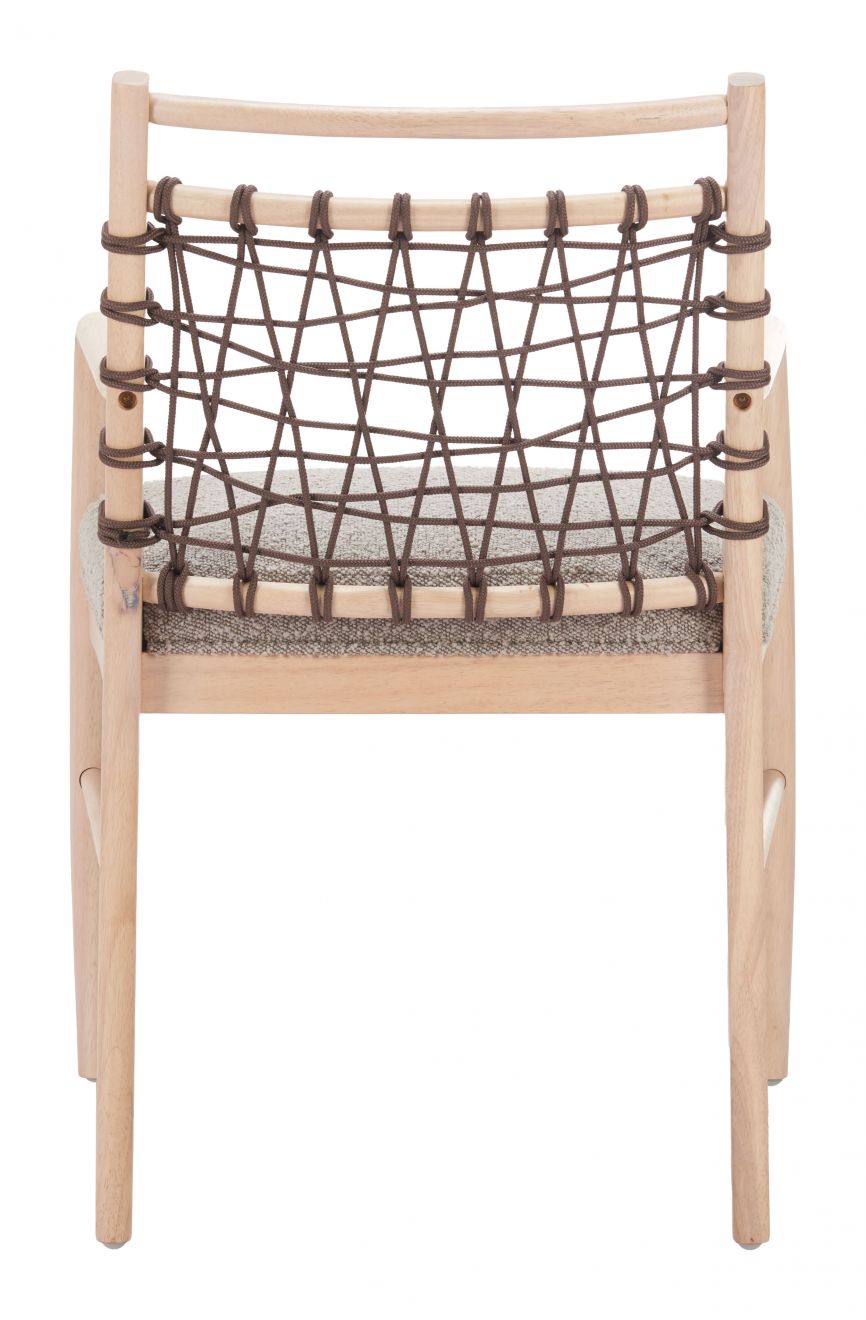 Zuo Modern Wezly Textured Fabric Dining Chair 2PC