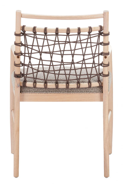 Zuo Modern Wezly Textured Fabric Dining Chair 2PC