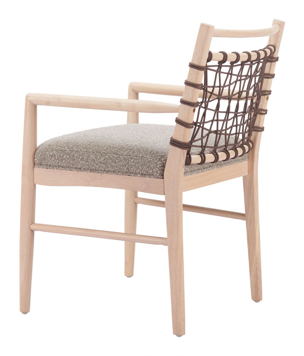 Zuo Modern Wezly Textured Fabric Dining Chair 2PC