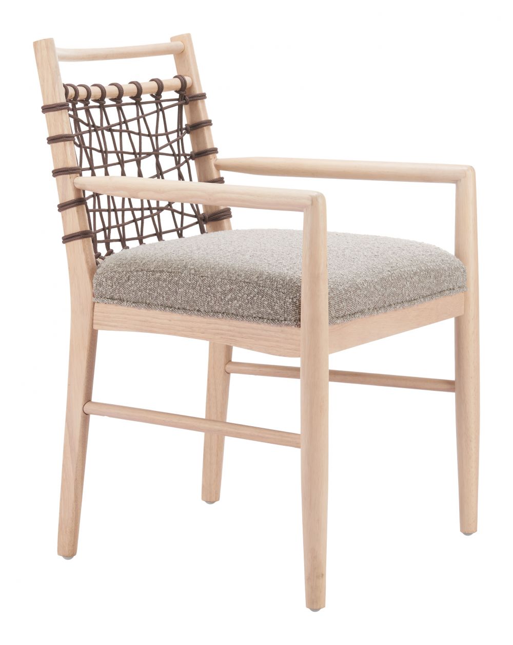Zuo Modern Wezly Textured Fabric Dining Chair 2PC