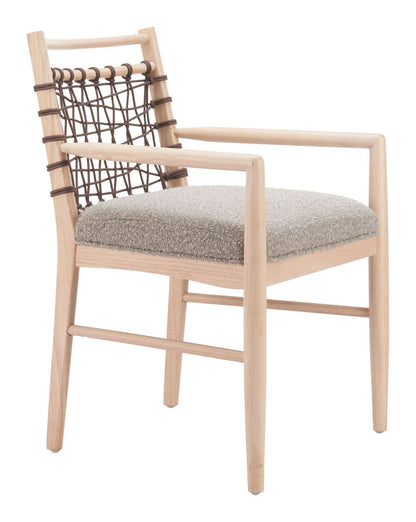 Zuo Modern Wezly Textured Fabric Dining Chair 2PC