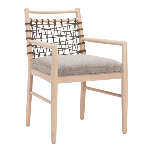 Zuo Modern Wezly Textured Fabric Dining Chair 2PC