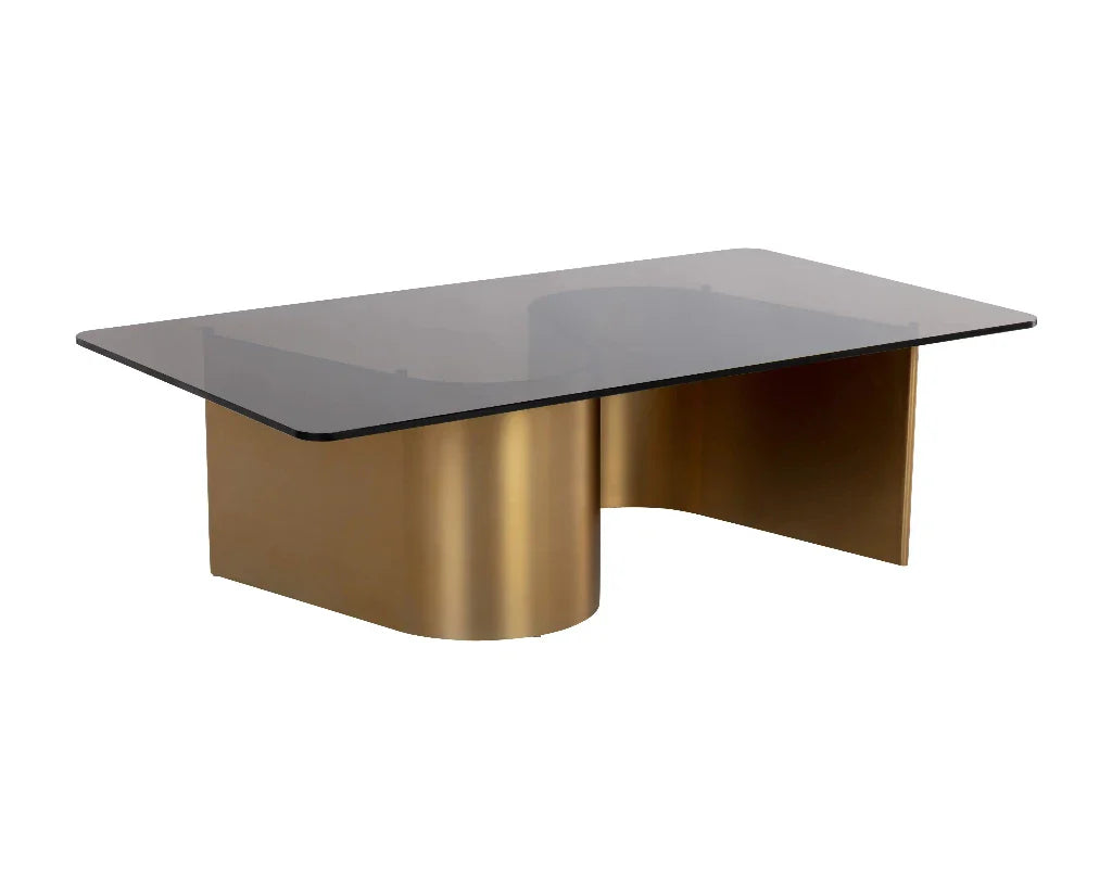 SUNPAN Whisper Glass Rectangular Coffee Table