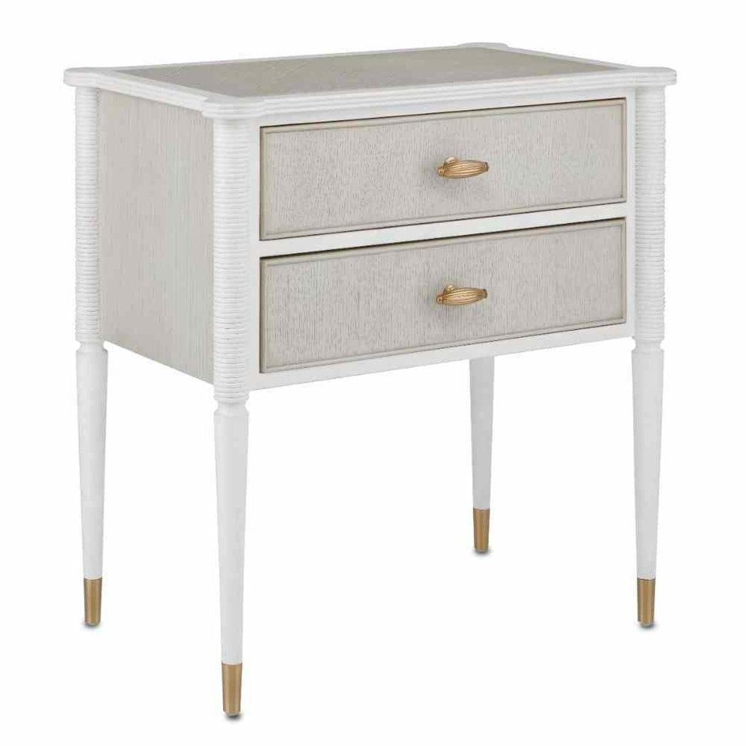 White Fog Brass Aster Small Accent Cabinet Winterthur Collection Accent Cabinets Sideboards and Things By Currey & Co