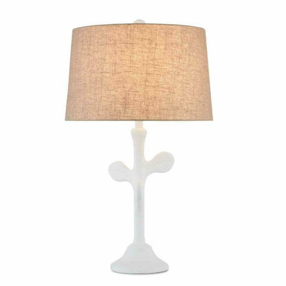 White Gesso Charny Table Lamp Table Lamps Sideboards and Things By Currey & Co