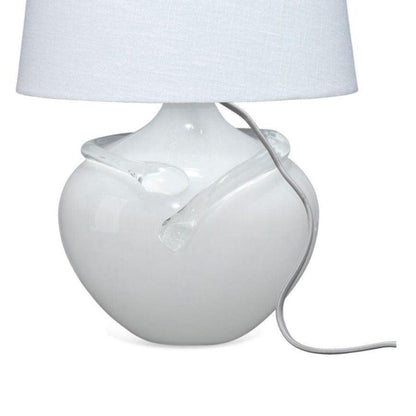 White Glass Wesley Table Lamp Table Lamps Sideboards and Things By Jamie Young