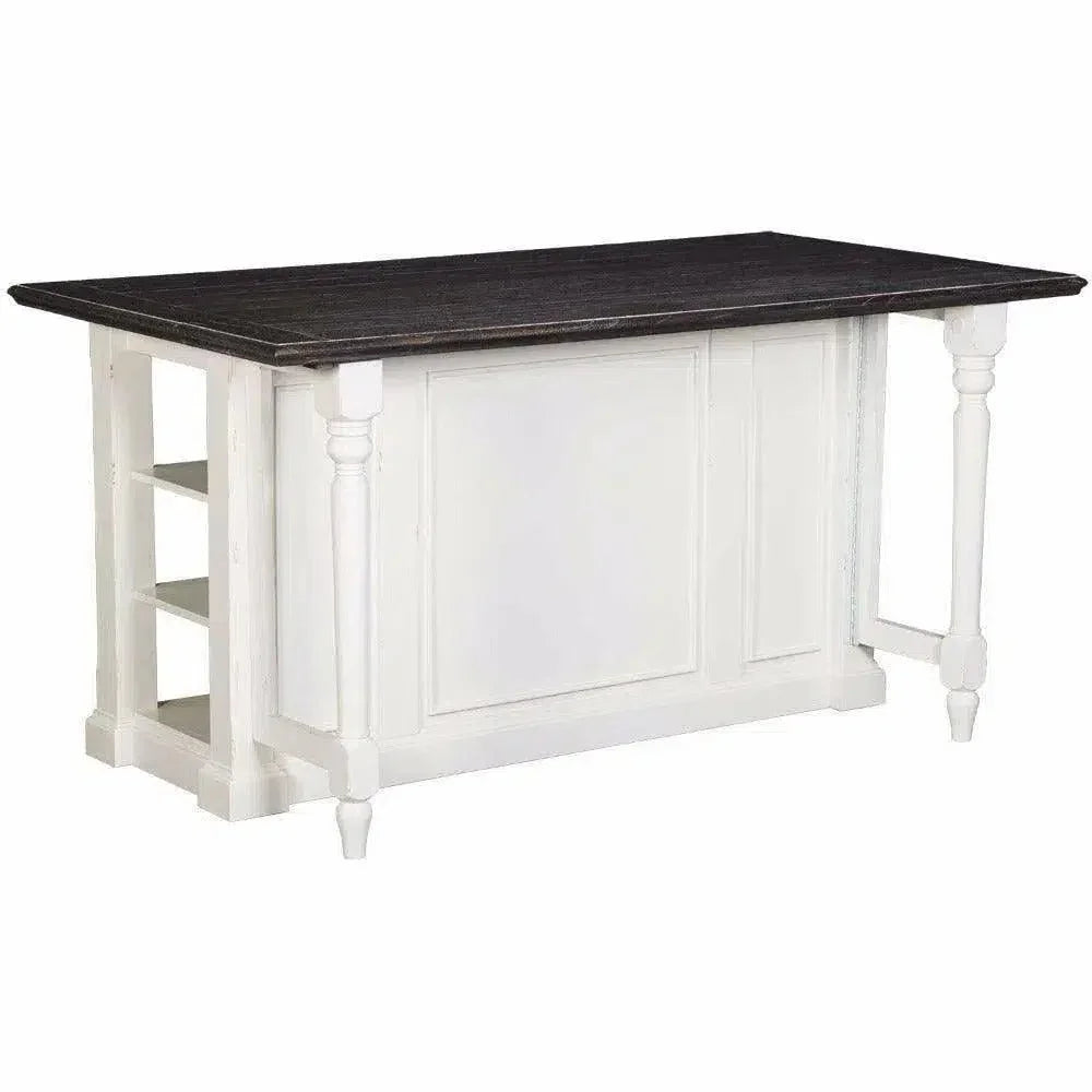 White Modern Kitchen Island Bar Table - LOOMLAN - Sunny D - Bar Tables