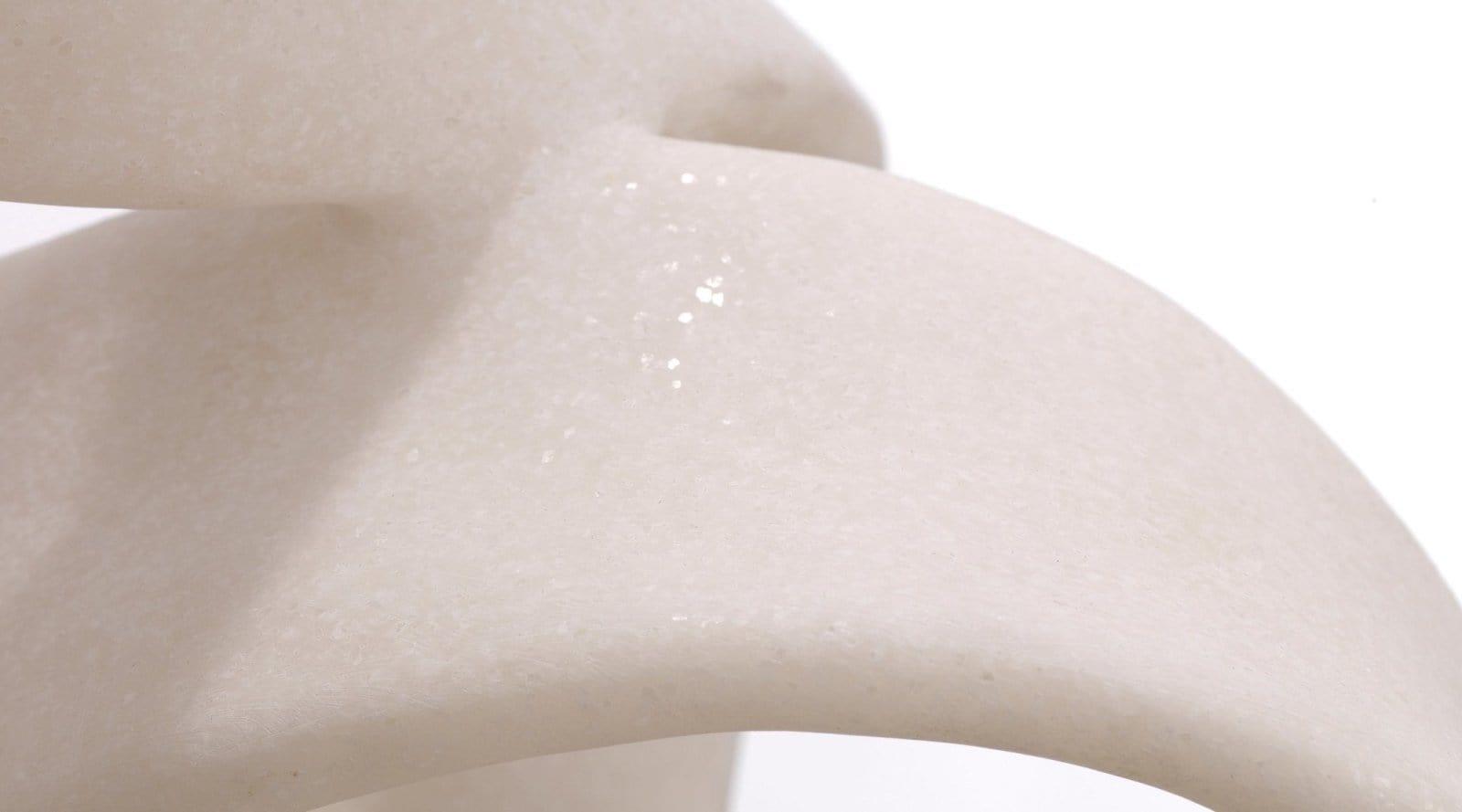 White Polyresin Intertwined Table Lamp Table Lamps Sideboards and Things By Jamie Young